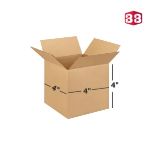 4x4x4 inch 3 PLY CORRUGATED BOX